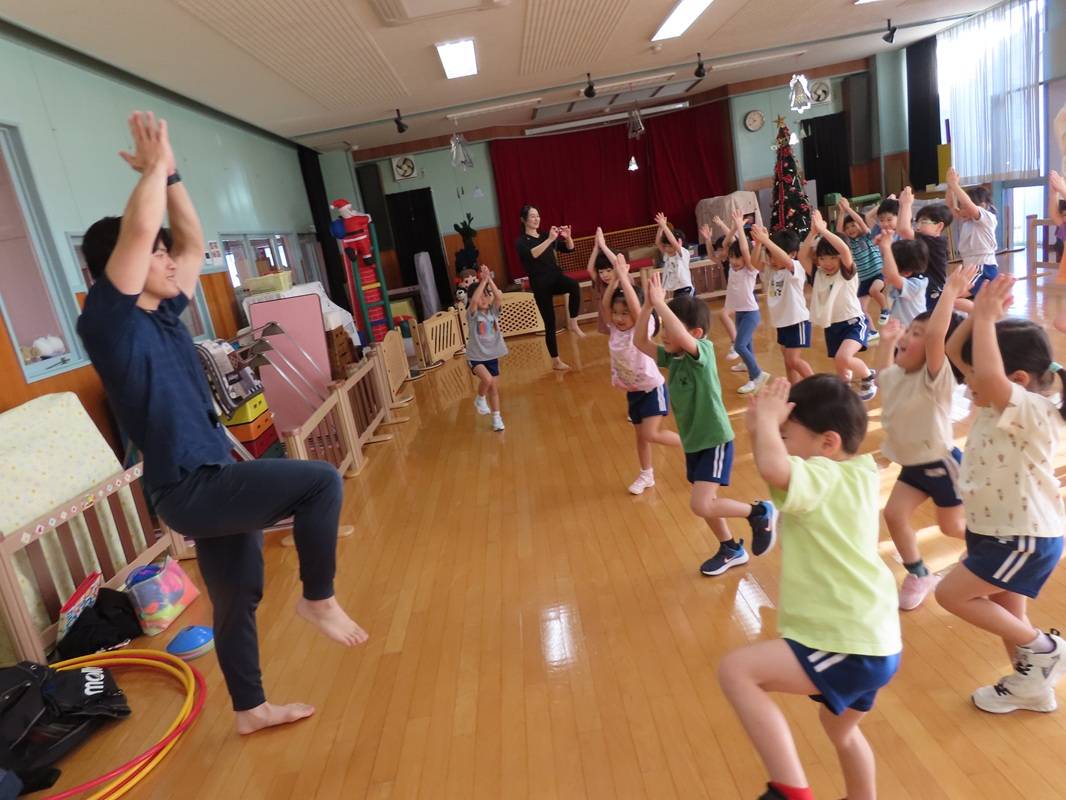 年中組　わくわくちゃれんじ「運動あそび」