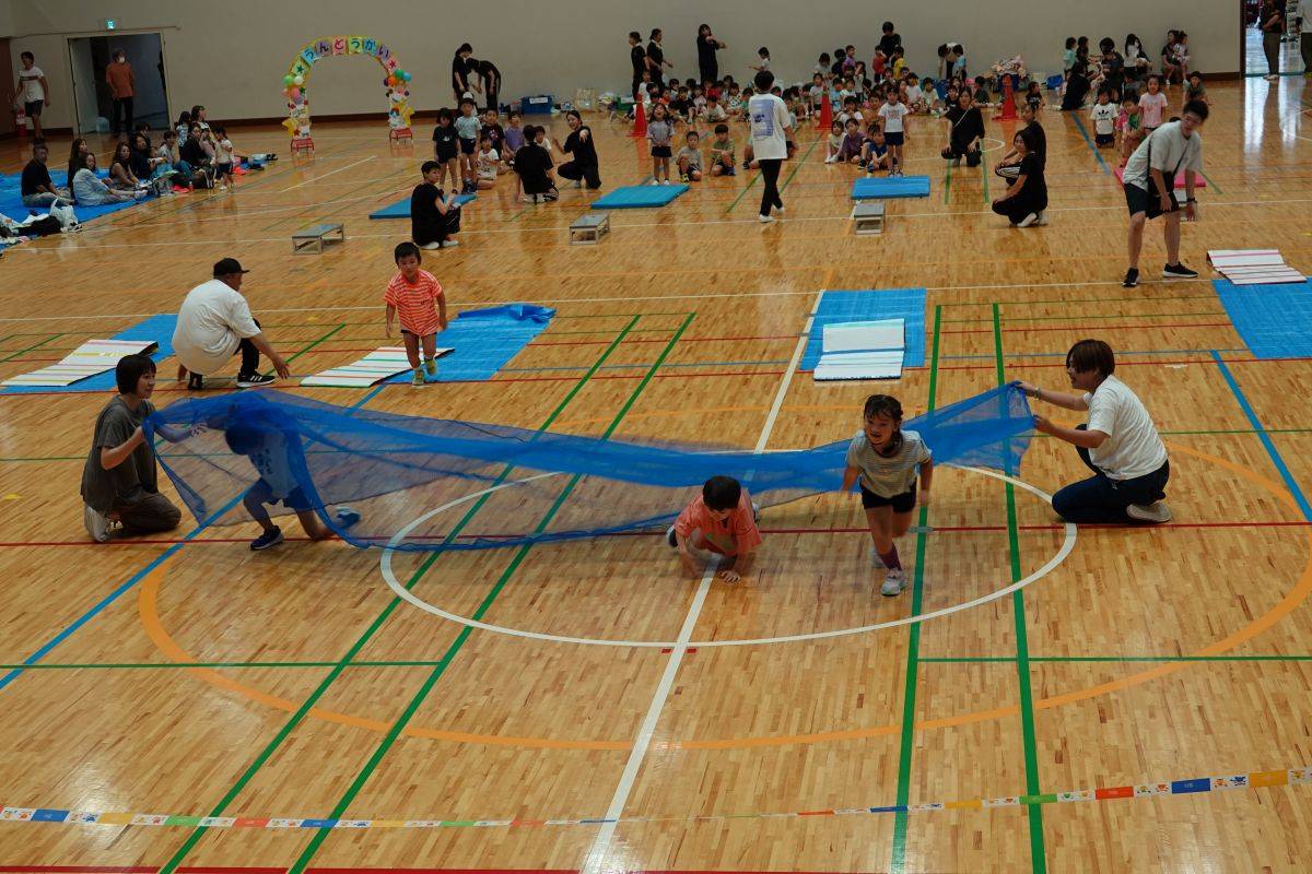 年長「障害物レース」