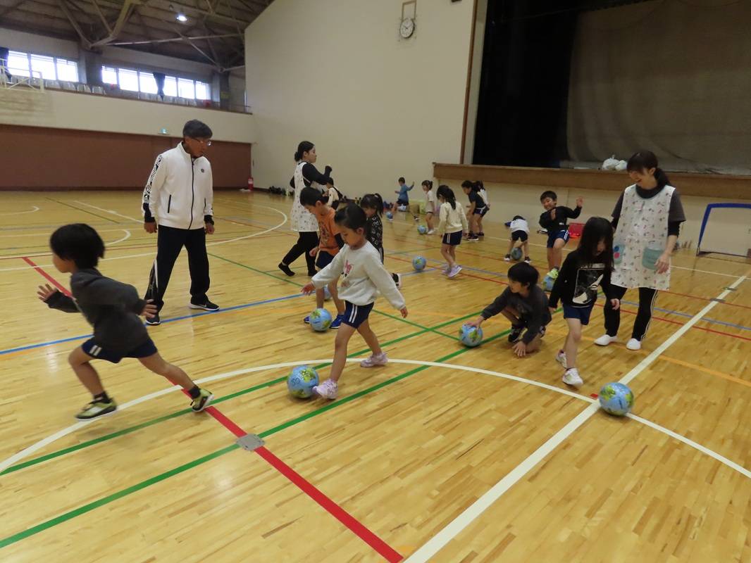 年長組　サッカー教室