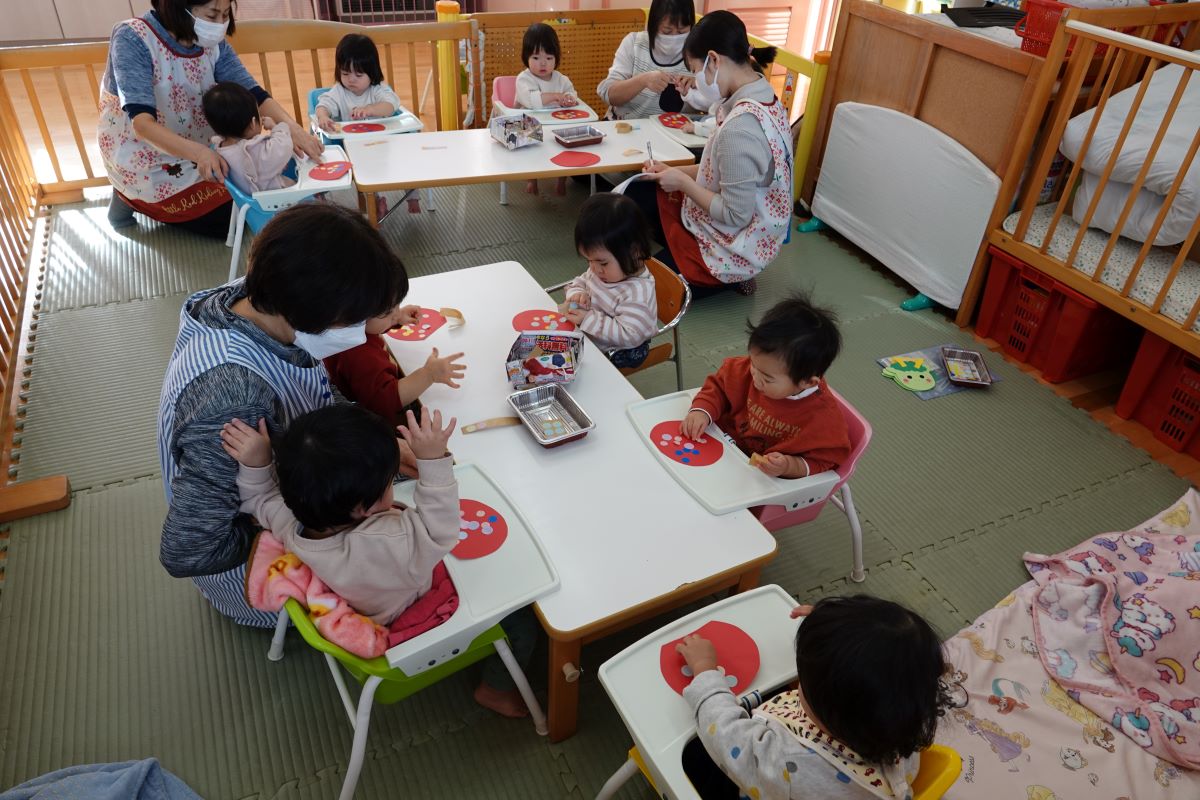 1月9日（火）つぼみぐみの「たつだるま」