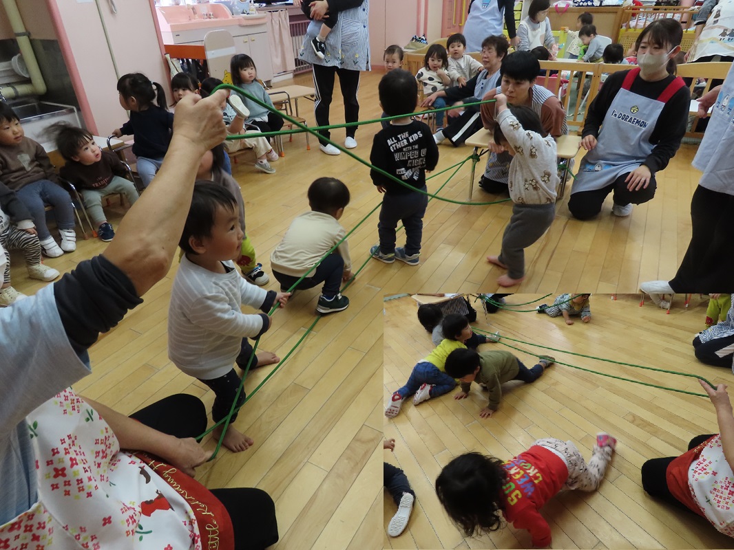 １２月１1日（水） ばら組 ロープ遊び
