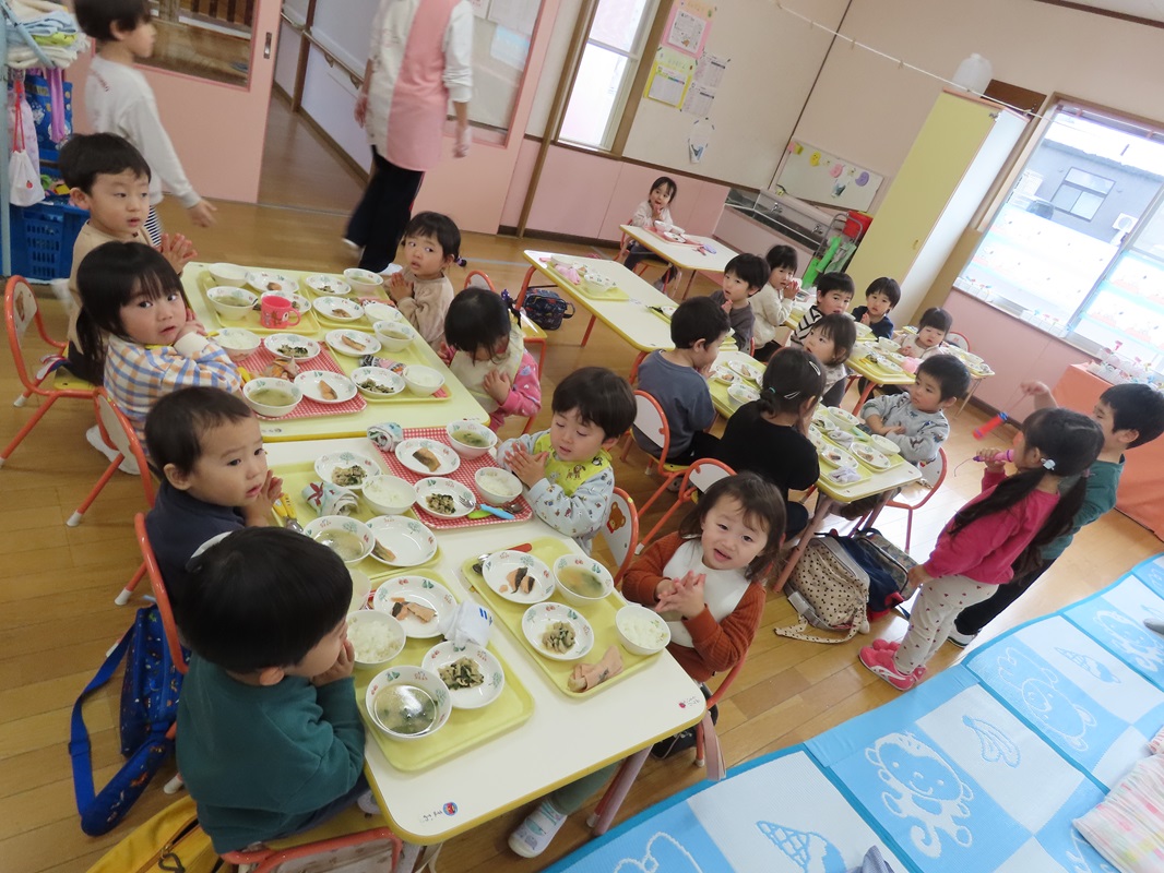 １２月９日（金） ぼたん組の給食