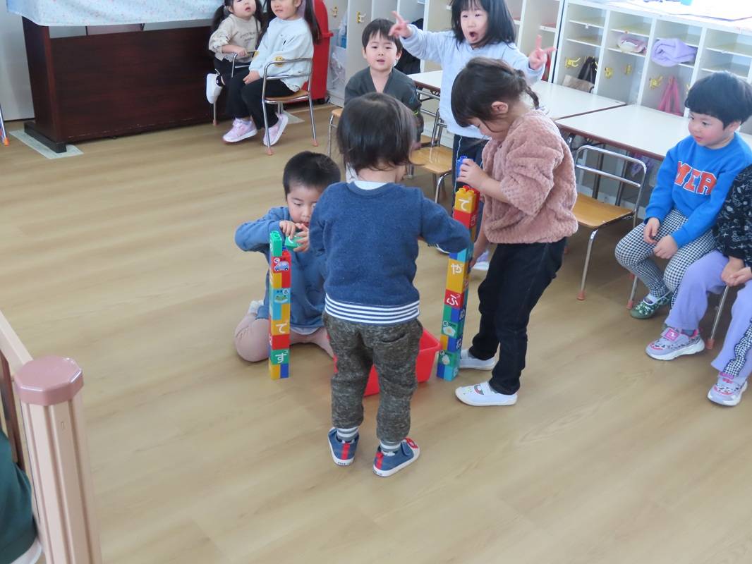 力を合わせて頑張るぞ！