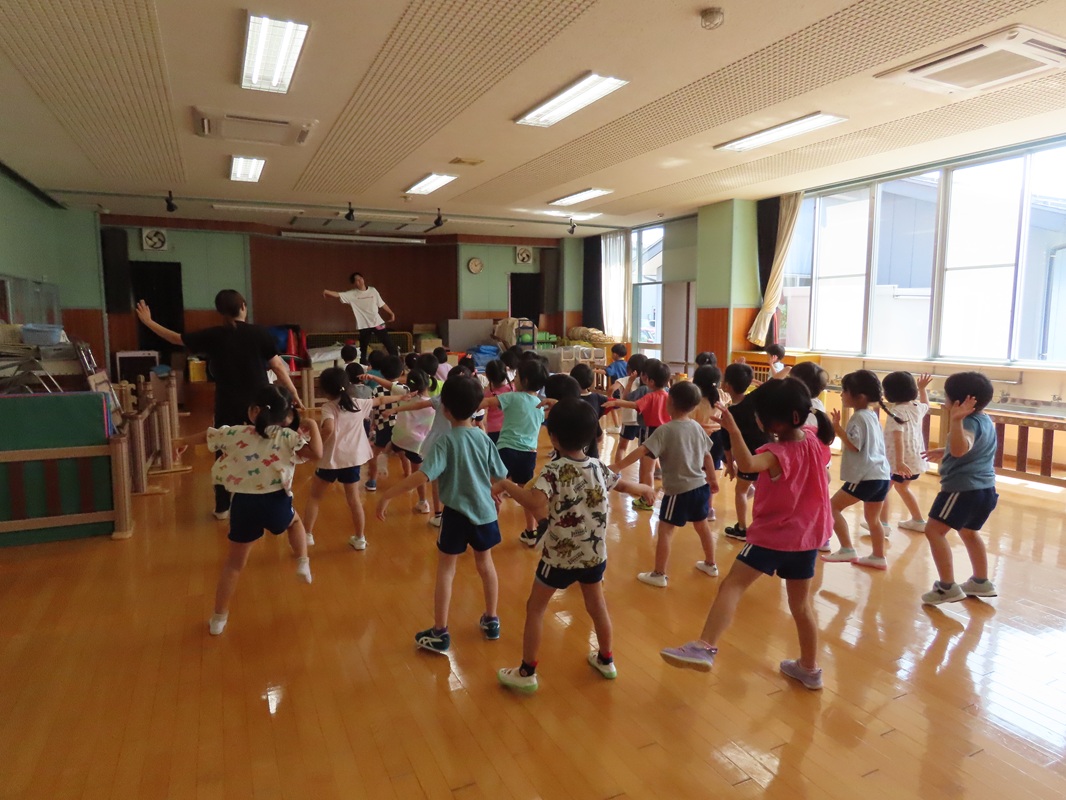 8月25日（月） 年中組　運動会練習
