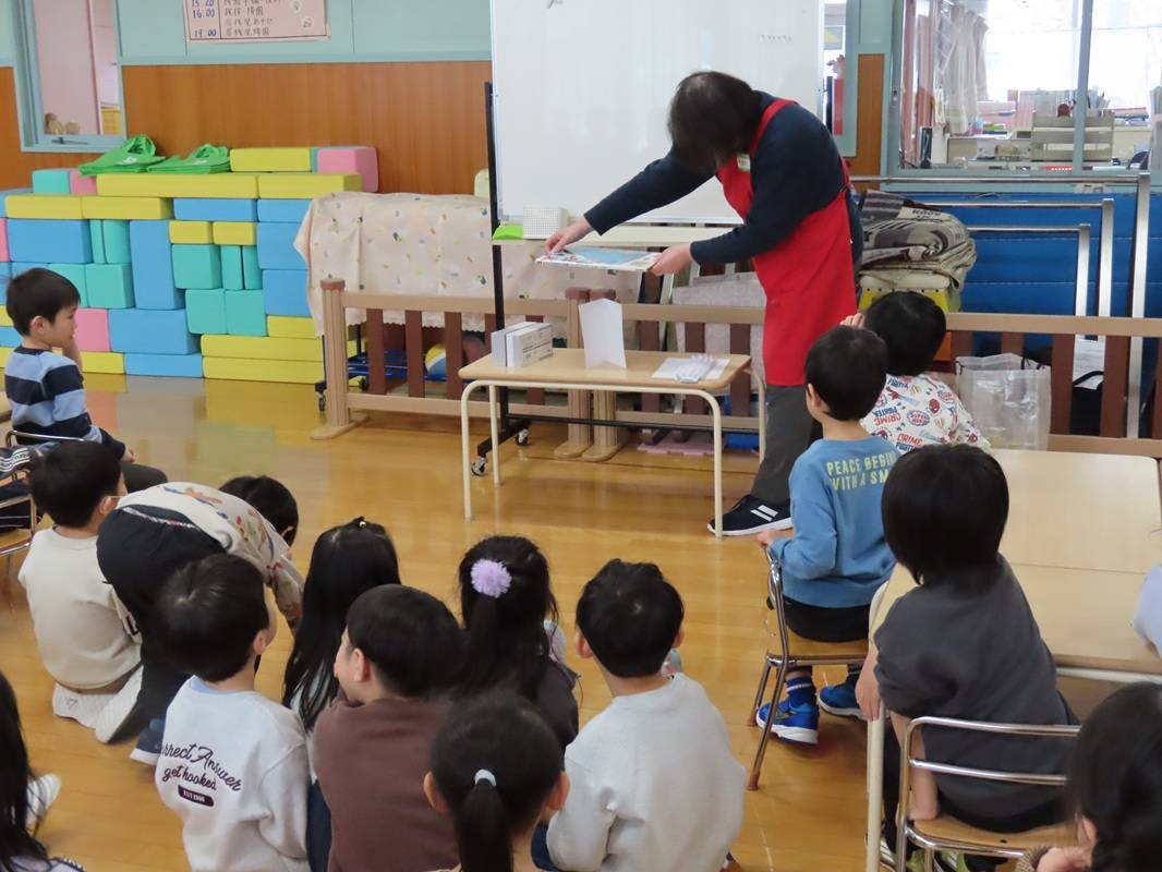 年長組　かがくタイム③