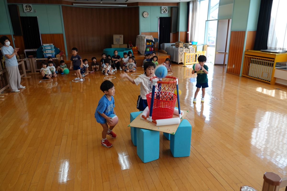 8月28日（月）さくらぐみのバスケットボール