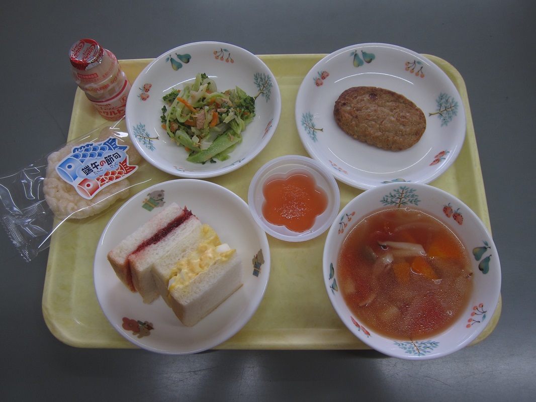 ５月１日（水）　こどもの日前 特別献立