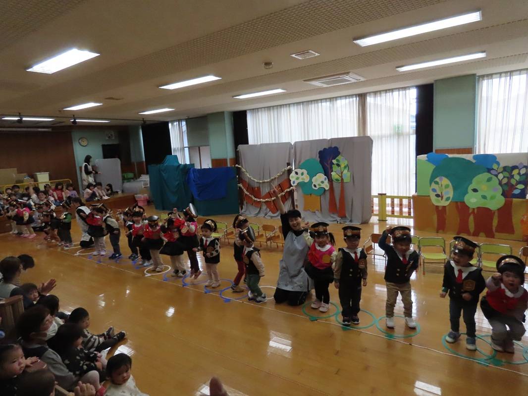 お遊戯会リハーサル2日目