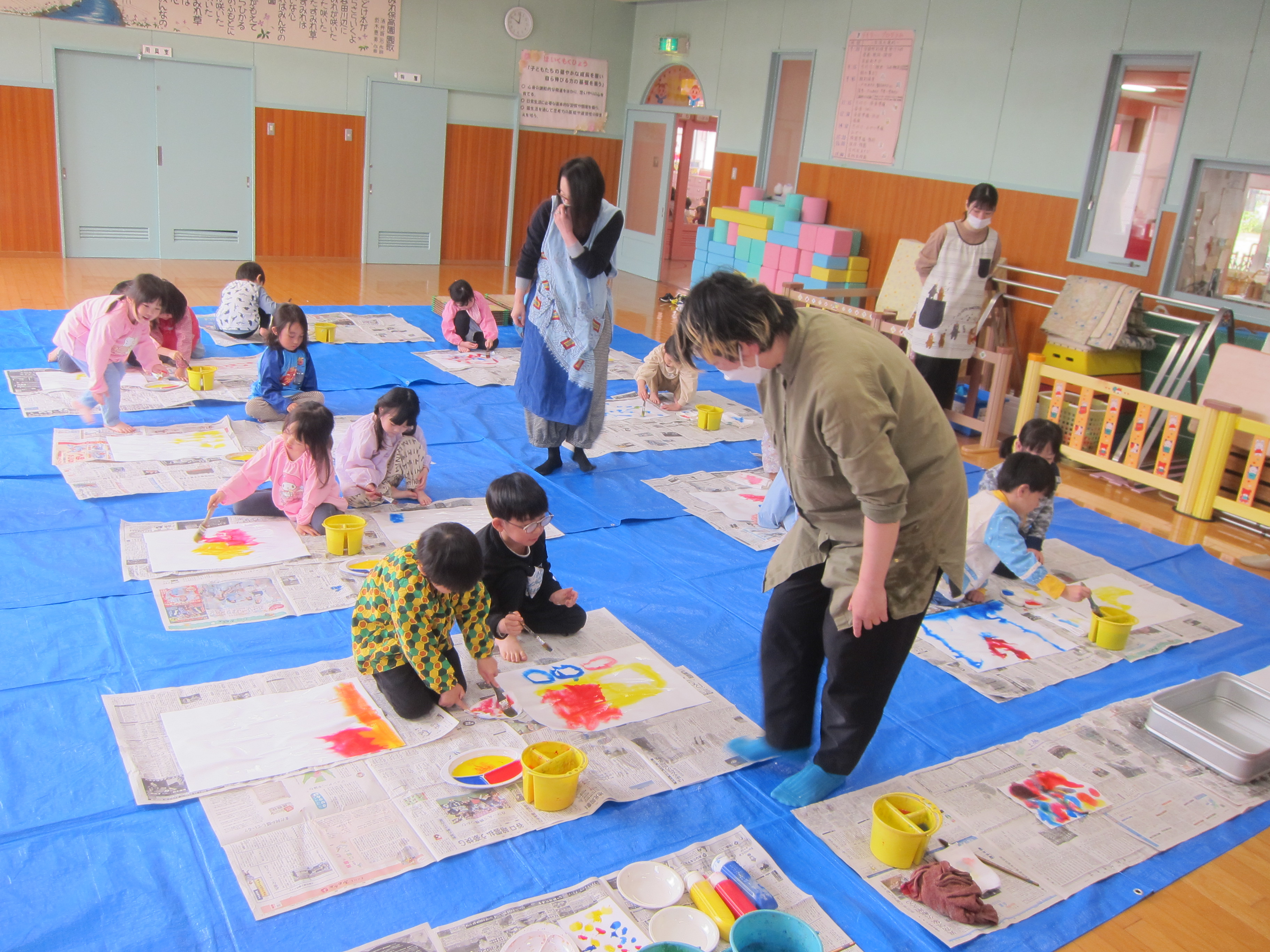 ４月２３日（火）　今年度最初の　『わくわくエンジョイアート』
