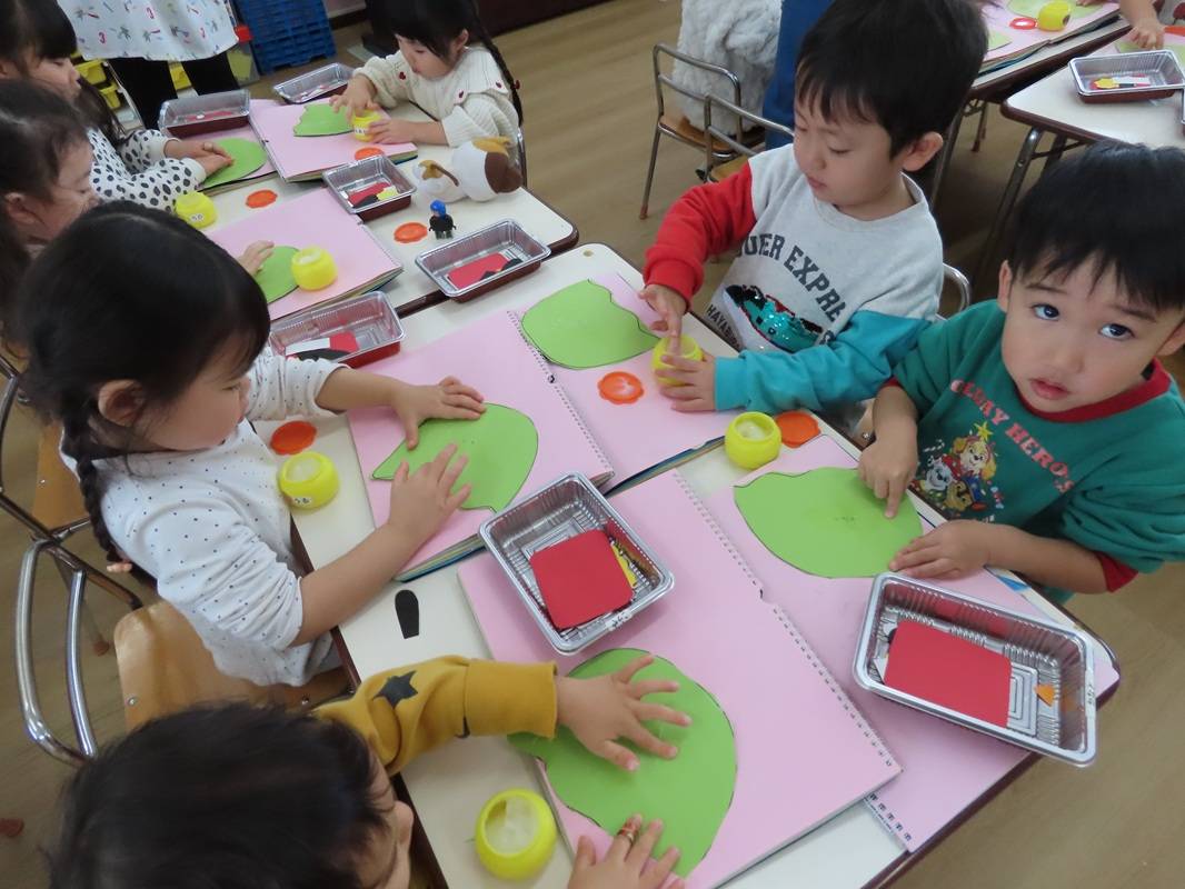 さくら組　正月の製作