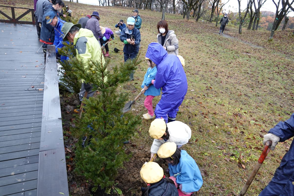 11月28日（火）市民の森での植樹