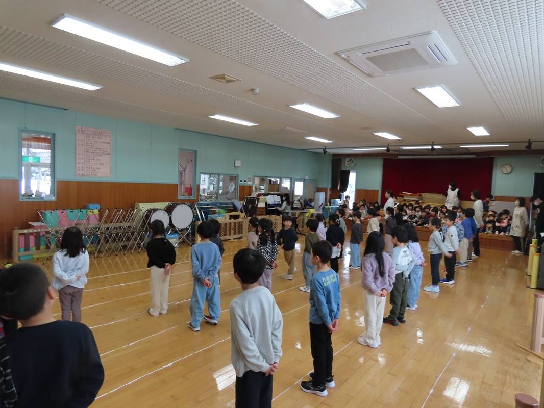 音楽発表会　歌のリハーサル