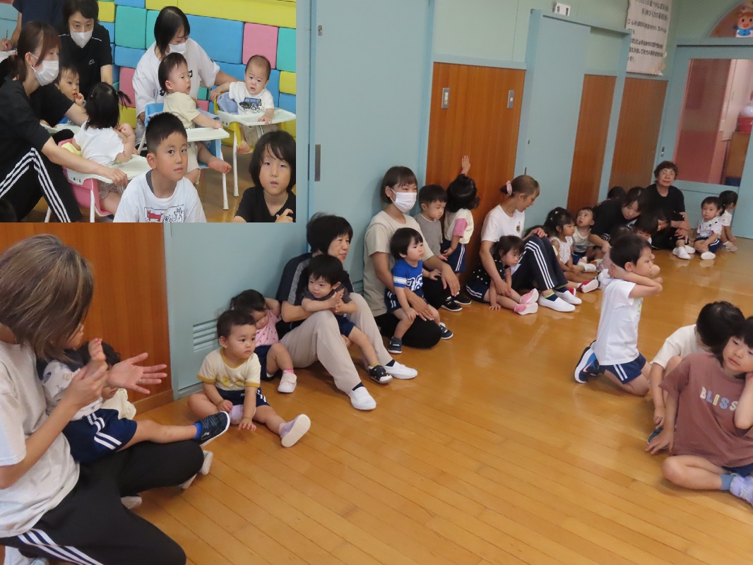 ばら・つぼみ組さんも
