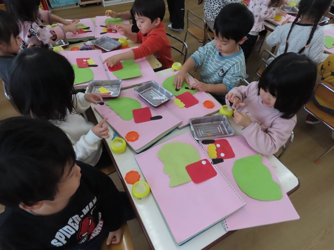 さくら組　正月の製作