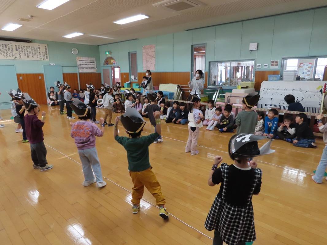 お遊戯会リハーサル2日目