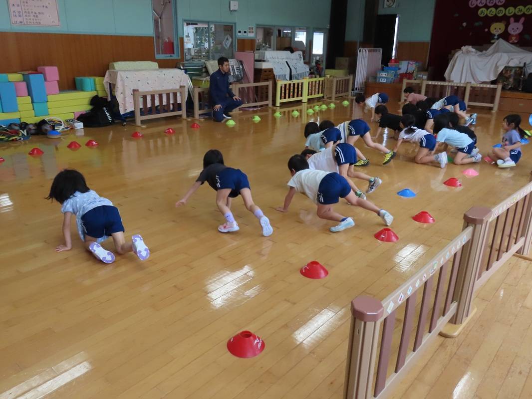 年中組　わくわくちゃれんじ運動あそび②