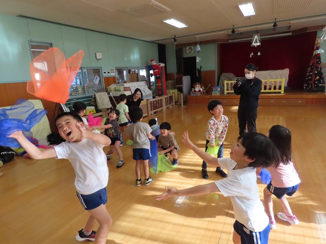 年長組　わくわくちゃれんじ「運動あそび」