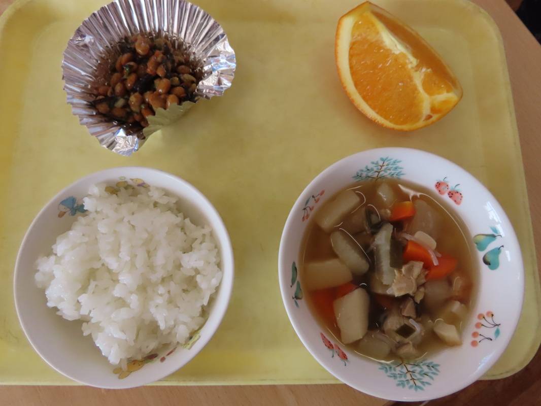 今日の給食