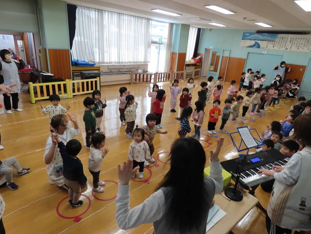 音楽発表会　歌のリハーサル