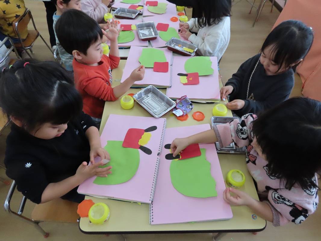 さくら組　正月の製作