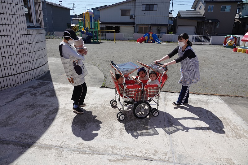 4月10日（月）つぼみぐみの散歩