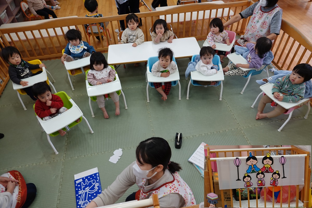 2月21日（水）つぼみぐみのおひな様の話