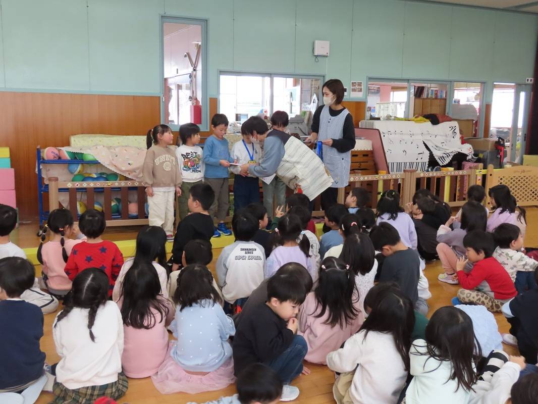 第１回なわとび検定表彰式